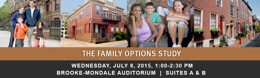 Family Options Study briefing event