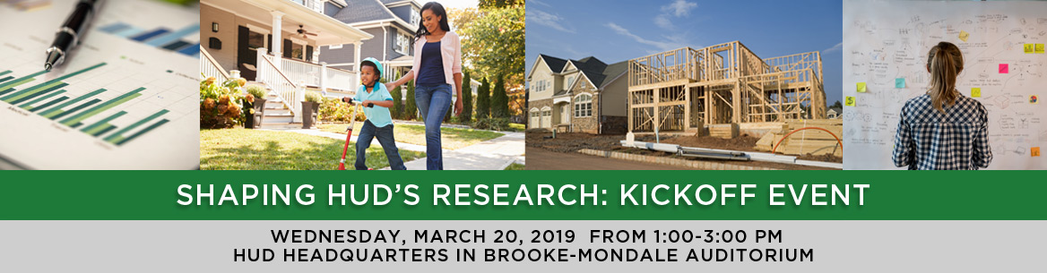 Shaping HUD's Research: Kickoff Event Banner Image
