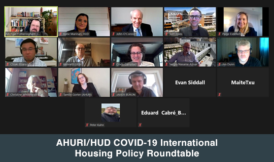 AHURI/HUD COVID-19 International Housing Policy Roundtable