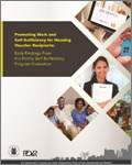 Promoting Work and Self-Sufficiency for Housing Voucher Recipients: Early Findings From the Family Self-Sufficiency Program Evaluation