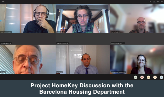 Project HomeKey Discussion with the Barcelona Housing Department