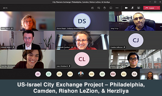 US-Israel City Exchange Project – Philadelphia, Camden, Rishon LeZion, & Herzliya