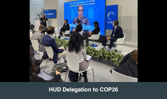 HUD Delegation to COP26