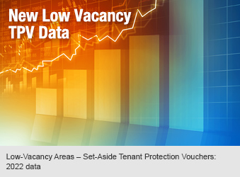 Low-Vacancy Areas – Set-Aside Tenant Protection Vouchers: 2022 data