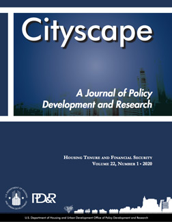 Cityscape: Housing Tenure and Financial Security Volume 22, Number 1