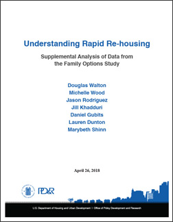 Understanding Rapid Re-housing: Supplemental Analysis of Data from the Family Options Study