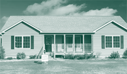 A picture of a factory-built house.