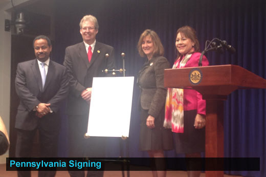 Pennsylvania Signing