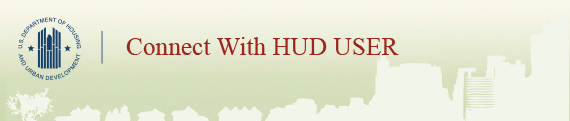 Connect with HUD USER logo