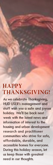 Thanksgiving Greetings from HUD