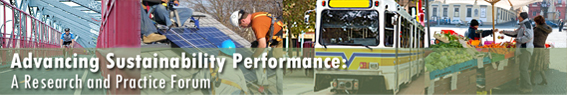 Advancing Sustainability Performance: A Research and Practice Forum presented by PD&R - Header Image