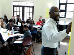 Image of Community Business Academy Class in Session.