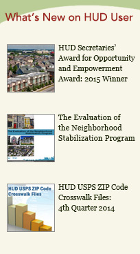 Whats New on HUDUSER