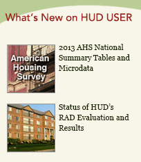 Whats New on HUDUSER