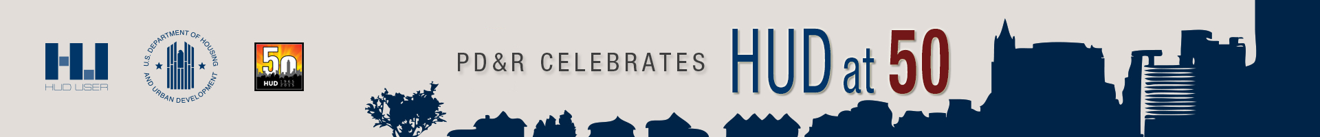 HUD 50th Anniversary Commemoration Banner