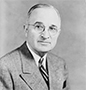 Portrait of Harry S. Truman.