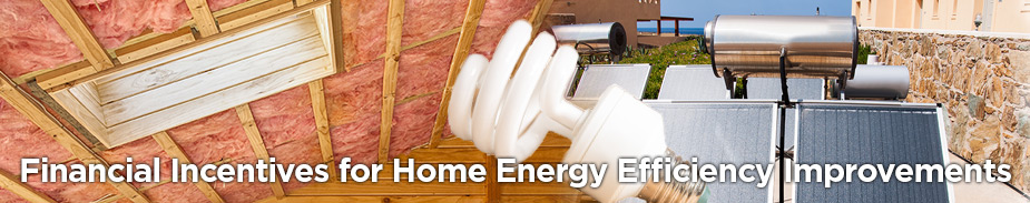 Financial Incentives for Home Energy-Efficiency Improvements