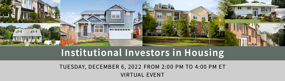 Institutional Investors in Housing