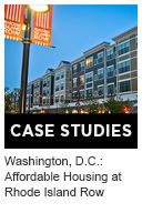 Washington, D.C.: Affordable Housing at Rhode Island Row