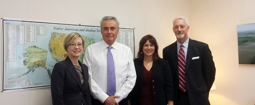 CMHC meets with Deputy Assistant Secretary of Native American Programs, Rodger Boyd, and Thomas C. Wright, Director of Office of Loan Guarantee