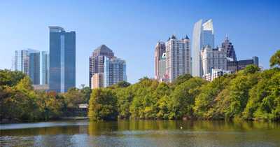 An image of Atlanta, GA skyline