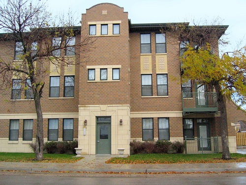 The dilapidated Madden/Wells Homes were replaced by Oakwood Shores, as shown in this photo in 2005 shortly before completion.