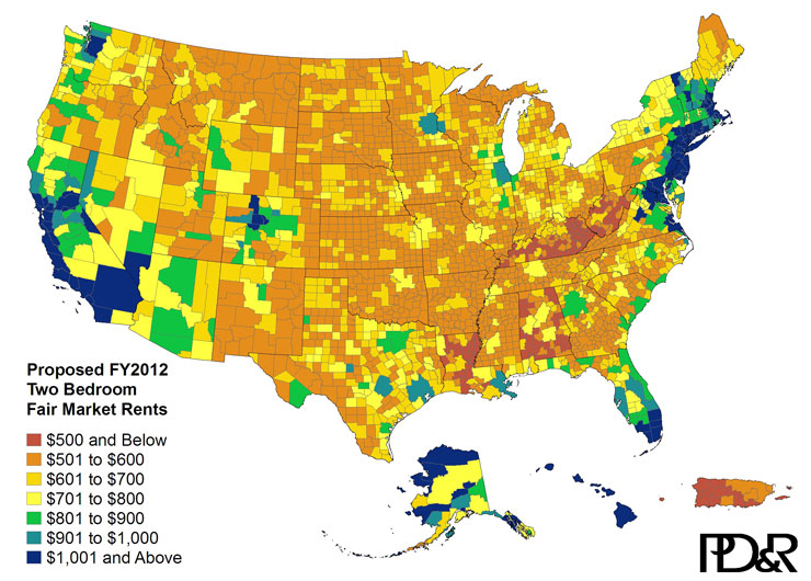 New Data Source Used To Calculate Proposed FY 2012 Fair Market Rents