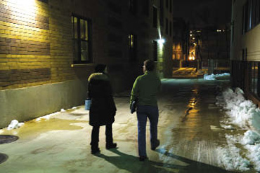 Barbara Poppe, Director of USICH, and HUD Secretary Shaun Donovan participated in a 2011 PIT count in Washington, DC.