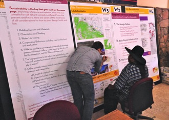 Residents participating in master planning charrettes.