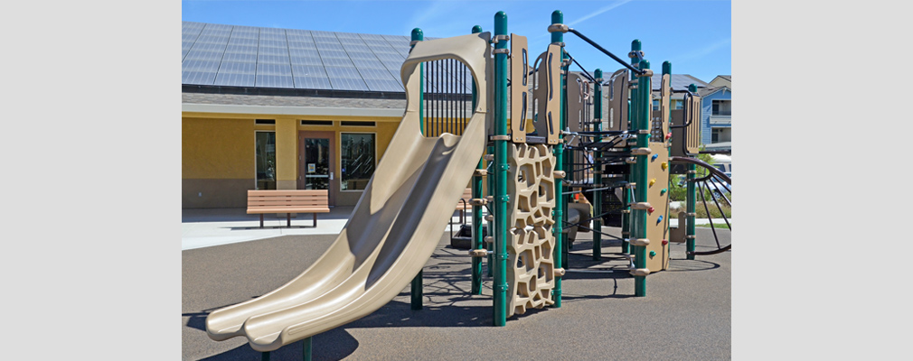 Photograph of a children’s play structure.