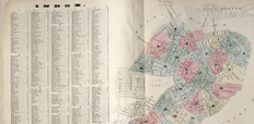 Sanborn Map Company fire insurance map of Boston.