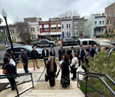 The Korean delegation and HUD staff tour the Arthur Capper Senior Apartments in Washington, D.C.