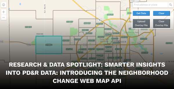NCWM Display of Census Tract in Lubbock, Texas.