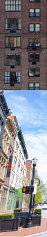 Overlay background image of a city buildings