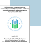 HUD Investments in Impoverished Areas for House Report 116-106 (Transportation, and Housing and Urban Development, and Related Agencies Appropriations Bill, 2020)