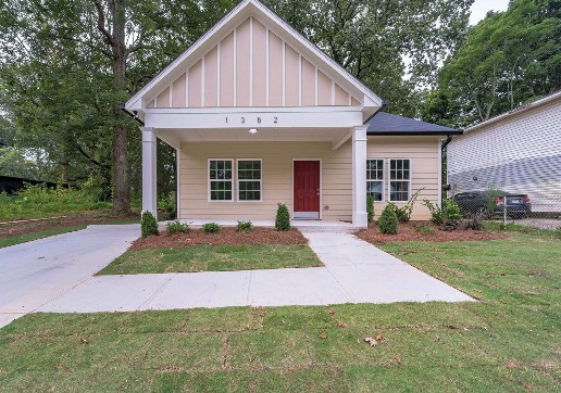 Front view of a small single-family home.