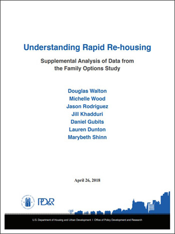 Understanding Rapid Re-housing: Supplemental Analysis of Data from the Family Options Study