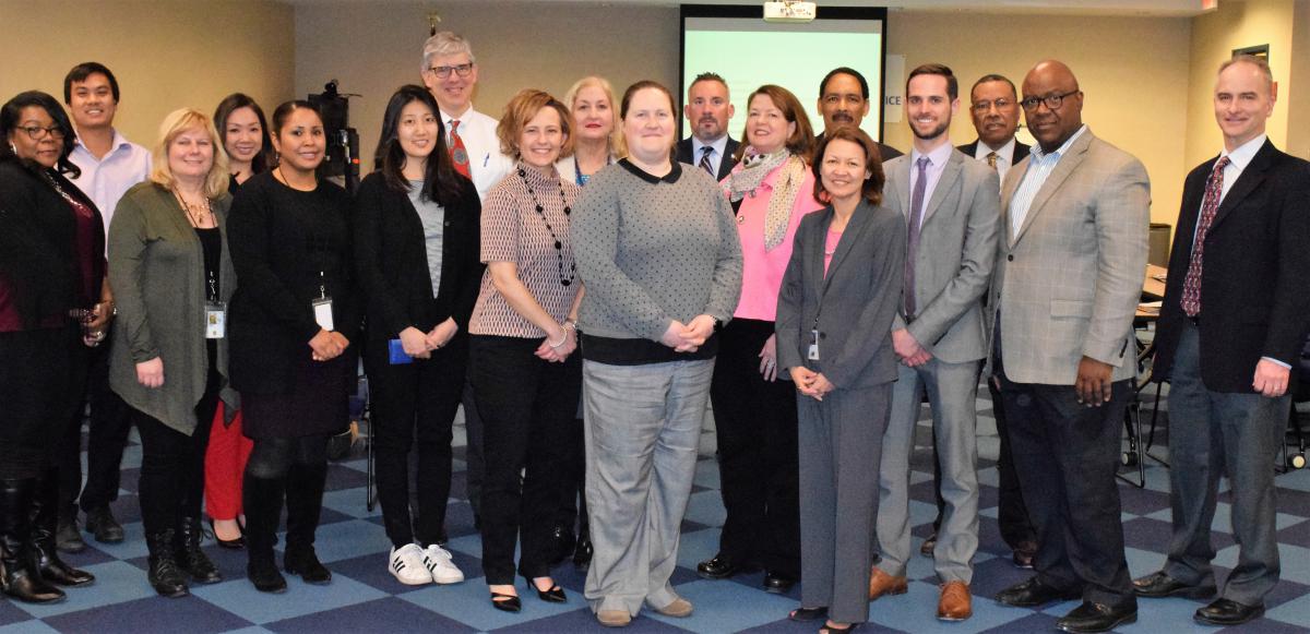 Image showing 18 HUD employees at an IPI Philanthropic Engagement workshop.