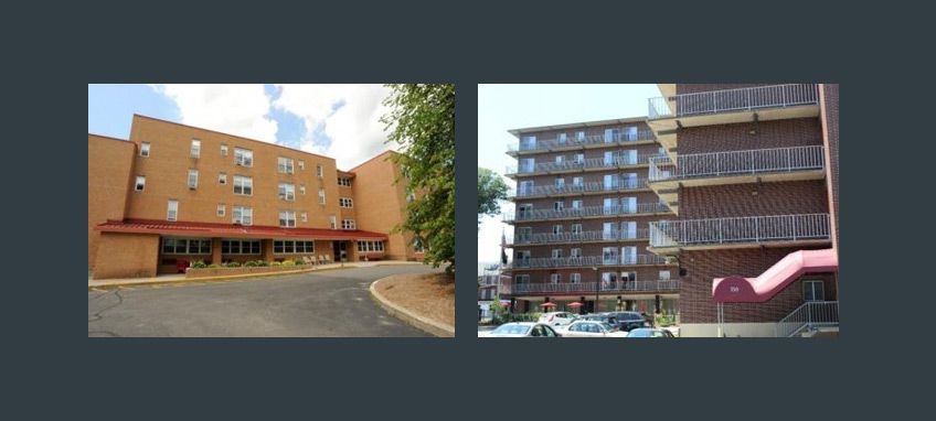 Centralville Gardens (left), City View Towers (right)