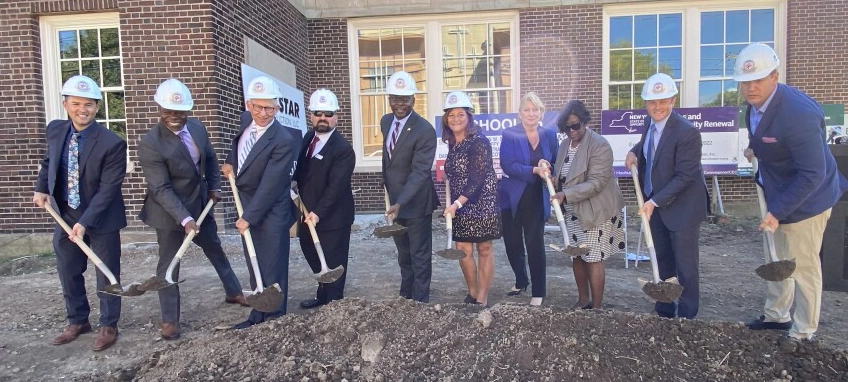 School 75 groundbreaking ceremony. Photo Credit: Western New York Veterans Housing Coalition, Inc.