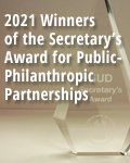 2021 Winners of The Secretary's Award for Public-Philanthropic Partnerships