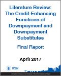 Literature Review: The Credit-Enhancing Functions of Downpayment and Downpayment Substitutes