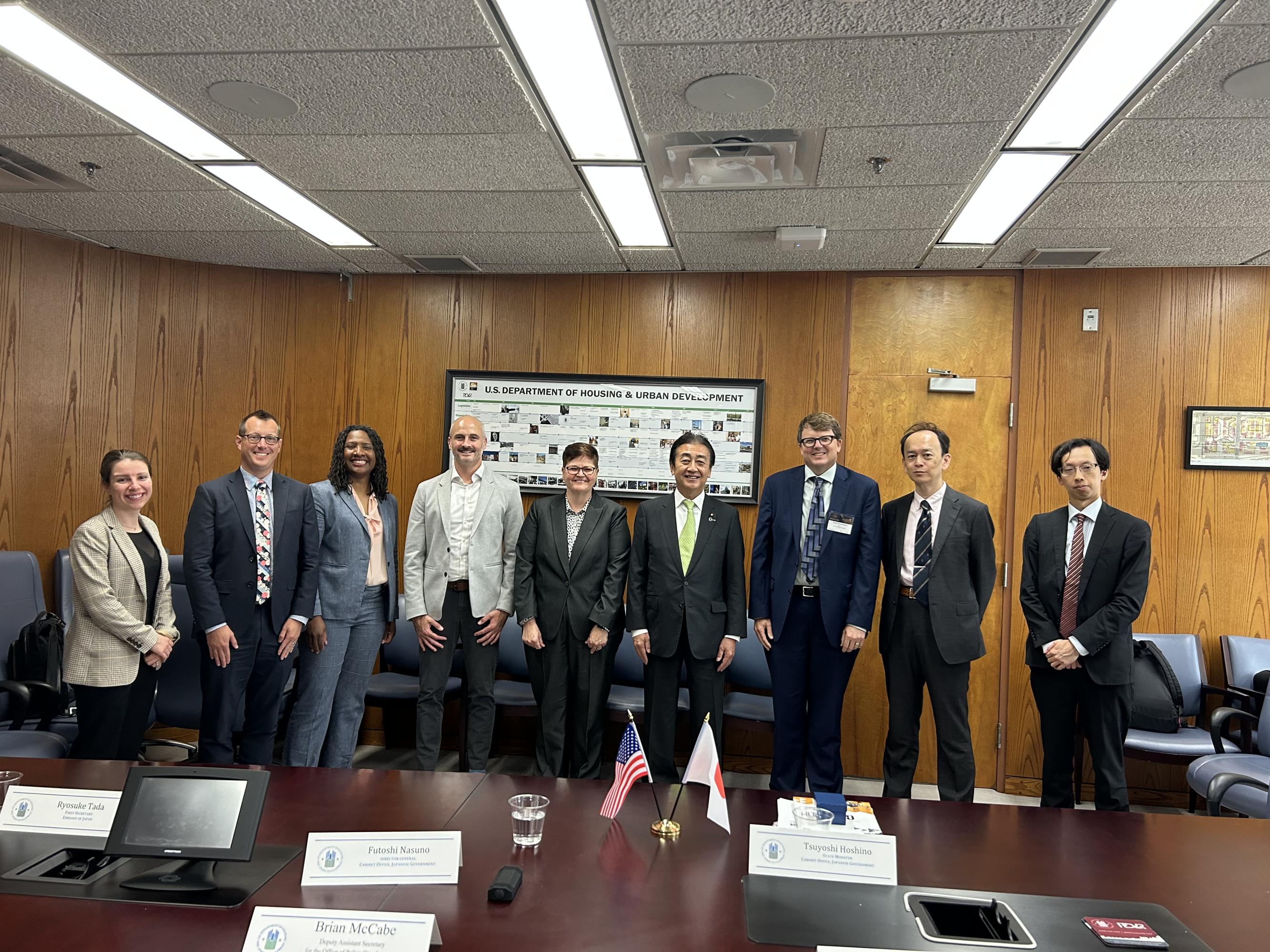 Japan State Minister Visit to HUD.