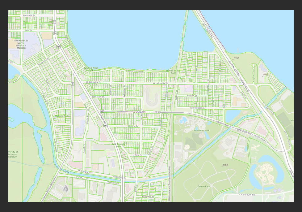 Map of Madison - Neighborhood Scale