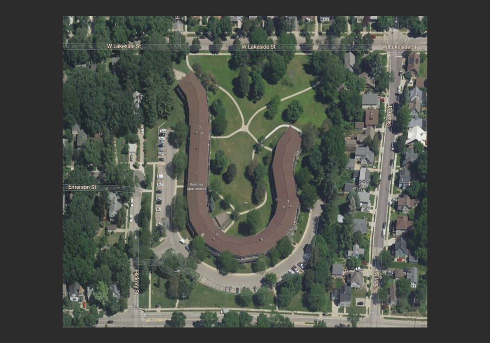Map of Madison - Site Scale Birds Eye View