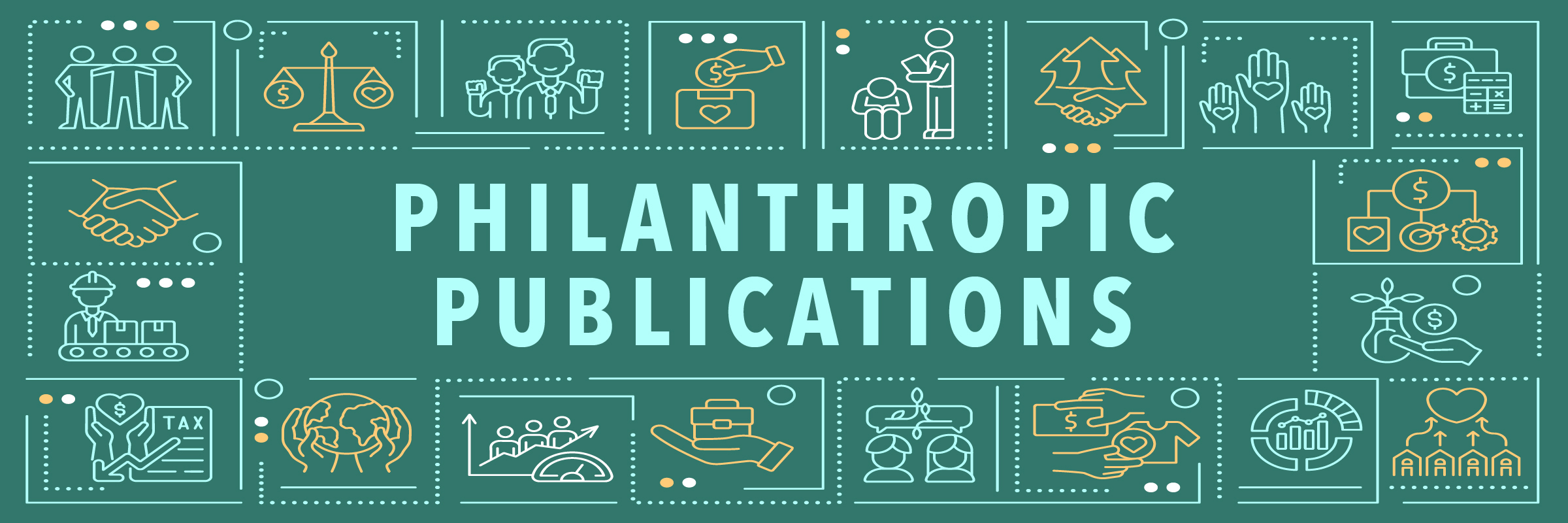 Philanthropic publications banner