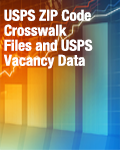 USPS ZIP Code Crosswalk Files and USPS Vacancy Data for 3rd Quarter 2025