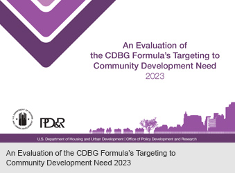 An Evaluation of the CDBG Formula's Targeting to Community Development Need 2023