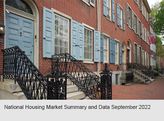 National Housing Market Summary and Data September 2022