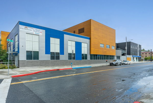 The Covey Academy and Covey Lofts building.